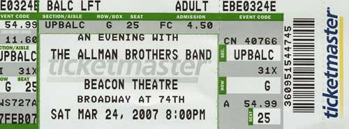 Allman Brothers at the Beacon